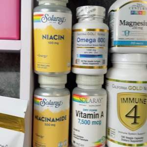 [MỸ] Niacinamide 500mg Solaray Bản Mỹ 100 VIÊN