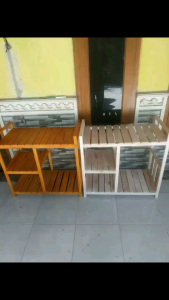 rak kompor 2 tunggku serbaguna dengan laci 2 susun