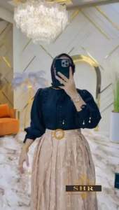 \"NEW SHR REALPICT\" MAXI DRESS SATINE KAYU MANIS BY.SHR