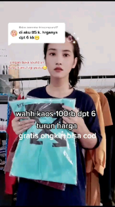 PROMO!! KAOS PRIA DEWASA 50RB DAPAT 3 PCS READY STOK COD