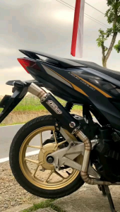 Knalpot Racing samlong original DRACO inlet 38 mm Vario nmax PCX Mio Beat Genio dll