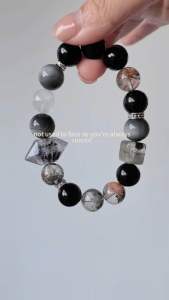 Natural Four Seasons Phantom Bracelet | Mystery and Elegance Combined Boost LuckPowerful Energy Good Luck Health CrystalHappinessFashion BraceletPerfect for Gifts or personal us Elevate Style能量与好运
