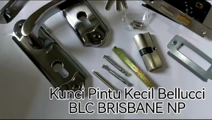 Kunci Pintu Kecil Bellucci Brisbane NP / Kunci Bellucci Kecil Fullset / Kunci Pintu 15 cm Komplit Premium Quality