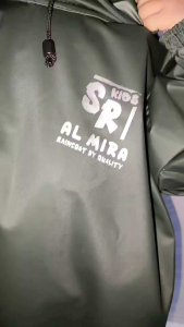 Jas hujan anak setelan Ponco usia 3-12 tahun bahan tebal elastis