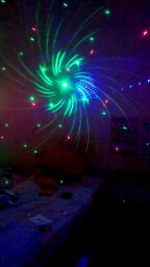Lampu Sorot Panggung Disco Beam Laser RGB DMX 15 Eye - AL15E - Black