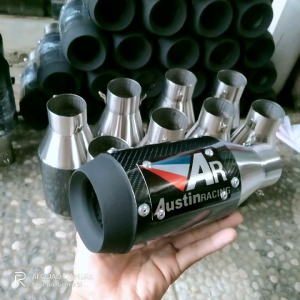 Knalpot Motor Racing Ar Austin Suara Bas Gahar