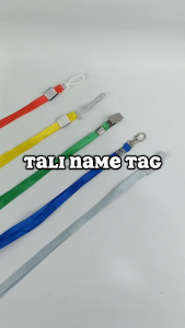 Tali Id Card / Tali Name Tag / Name Tag Nylon Slim Hook Plastik [Isi 20pcs]  CBT-NYLK