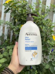 Sữa tắm dưỡng ẩm không mùi Aveeno Skin Relief Moisturising Fragrance Free Body Wash 1L