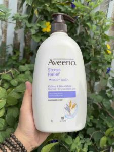 Sữa tắm Aveeno Stress Relief Hydrating Lavender Scent Body Wash 1L