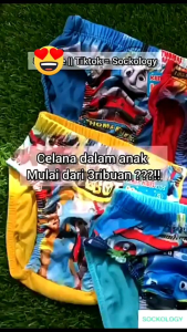 Celana Dalam Anak Cowok Gambar / CD Anak Cowok / Celana Dalam Anak Laki-laki Gambar