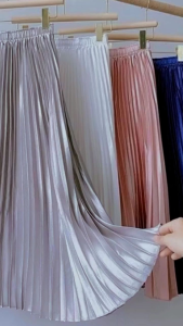 Rok Plisket Panjang Premium Rok Plisket Berkualitas Rok Wanita Rok Plisket Jumbo Rok Murah