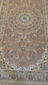 "Elevate Your Entryway: Machine-Made Persian Hall Runner Luxurious Thick Pile 1x4 Meter - Authentic Beauty from Iran!"