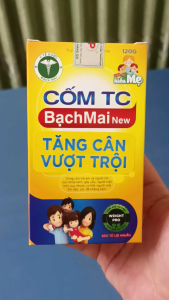 Cốm tăng cân Bạch Mai- giúp trẻ tăng cân vượt trội  ăn ngủ ngon hết rối loạn tiêu hóa- dùng cho trẻ gầy yếu kém ăn hay nôn trớ và khó tăng cân