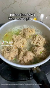 Baso ikan tuna cakalang isi 10 lengkap khas Malingping kemasan vakum