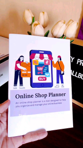 Online Shop Planner Notebook | Small Business Planner | Order & Sales Tracker | 80 gsm | A5 size