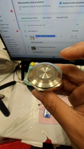 Switch Metal 30mm Push On 6 Pin & Saklar Lampu Stainless 30mm LED Tombol Karcis Parkir