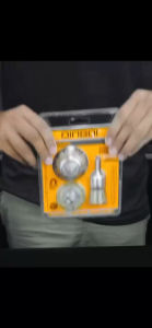 DINGQI ชุดแปรงลวดถ้วยทองเหลืองมีแกน รุ่น 138030