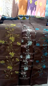 ผ้าซิ่น ผ้าฝ้าย หน้ากว้าง 2 หลา สีสวยทุกสี ซักสีไม่ตก