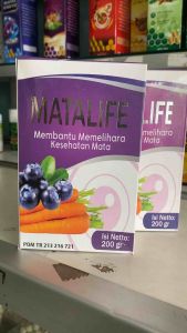 Vitamin Mata MinusPlusMerah MATALIFE Nutrisi Alami untuk Mata Sehat dan Penglihatan Optimal