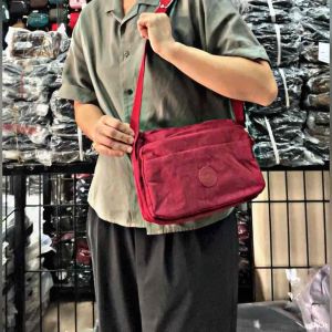 #Lingkub2376 9.5 นิ้ว กระเป๋าสะพายข้าง กระเป๋าผู้หญิง 5 ช่องใส่ของ