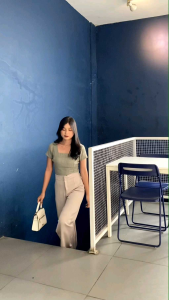 Loose Pants Scuba Wanita - Celana Anti Kusut - Celana Kulot Wanita - Kulot Scuba Premium - Celana Kantor Formal