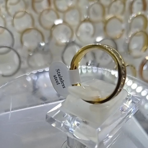 cincin titanium diamond anti luntur perhiasan wanita