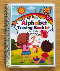 Letter Tracing Booklet for Kids Ages 3 to 5 | 41 Reusable Pages | Writing Practice