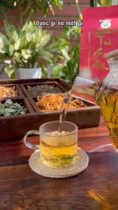Trà Sam Hồng Thượng Hạng Đông Trùng [ COMBO 5+ 1] Giúp Ngủ Ngon- Giải Độc Gan- Giảm Mỡ Máu