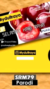 Viral 2026 Sampul Raya Duplicate Bank Card  (1Pack 10Pcs)[24hours Shipout]