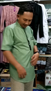 Baju Kurta Pakistan Koko Modern Pria Terbaru Tangan 3/4 Bahan Katun Toyobo Premiuum Best Quality