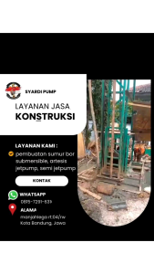 pembuatan sumur bor submersible