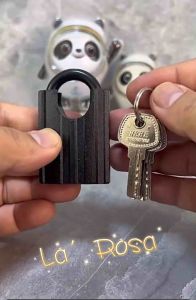 Khóa Chống Cắt OPEL Dạng Khóa Bấm Size 5p - 6p Thép Ðen Kèm 4 Chìa Chống Trộm / An Toàn /Cao Cấp / Lock /