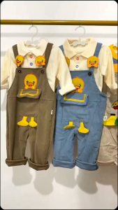 BABY K2 - stelan jumper kodok baby/anak motif duck 2 kaki bahan corduroy