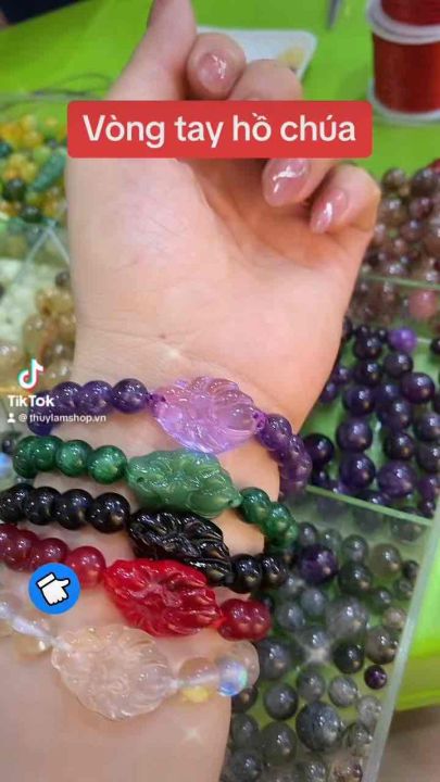 Vòng tay đá hồ ly chúa may mắn tình duyên