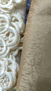 Taplak Meja Makan Renda Polos 150x220cm