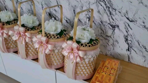 สังฆทานถวายพระ ชุดปิ่นโต ระบายดอกไม้ ถวายสังฆทาน สังฆทาน - Lazada