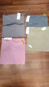 Kemben Bra Tanktop Tally 1806 Model Crop Top Tali Kecil Fit To L