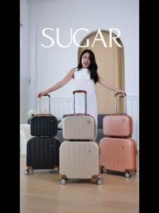 SWISHNAVY กระเป๋าเดินทาง ล้อลาก รุ่น Sugar 8880 ขนาด 14 18 นิ้ว วัสดุ ABS น้ำหนักเบา หิ้วขึ้นเครื่องบินได้