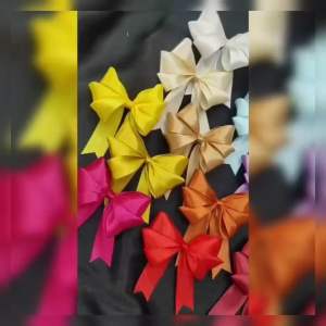 Pita Hias Parcel / Pita Hampers / Jepitan Rambut Pita / Pita Satin Kado / Pita Souvenir / PPJ6910