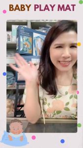 เบาะเล่น เบาะรองคลาน Itzy Ritzy Cottage Tummy Time Play Mat