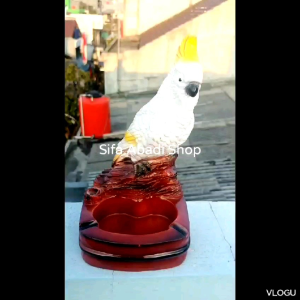 Asbak Burung Kakak Tua Asbak Murah Unik Aesthetic Motif Burung