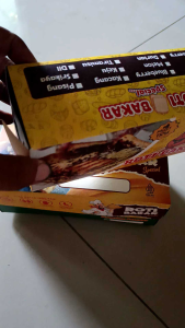 kardus bungkus roti bakar isi 50 full warna laminasi dalam