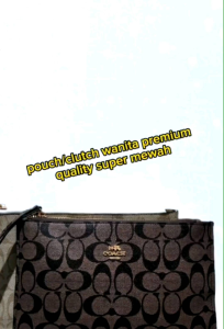 clutches/pouch dompet tangan cch leather size 26cm(import)