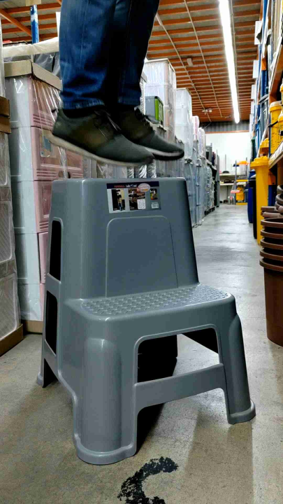 Toyogo 7742 Step Plastic Ladder Stool Compact Stool For Home