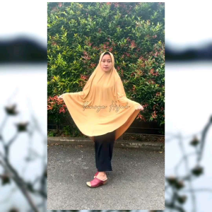 Jilbab Bergo Pet Jersey Size XXL / Hijab Jumbo Syari Ukuran XXL - Yansya Hijab