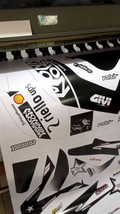 Stiker Dekal Nmax Old Full Body Motif Mission Warna Putih