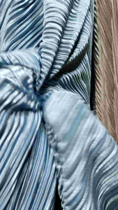 Bahan Kain Satin Plisket Stretch Melamin Premium (Harga Per 1 Meter)