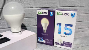 Ecolink Lampu Bohlam LED Bulb 15W 15 WATT Warm White 3000K Kuning Bergaransi 1 Tahun BAGUS KUALITAS TERJAMIN