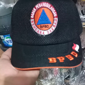 topi jala Bordir bpbd - topi badan penanggulangan bencana Daerah - topi timsar