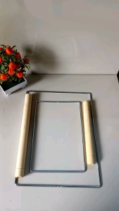 Bingkai perata adonan kue kering 30x20x0.5 + rollpin kayu